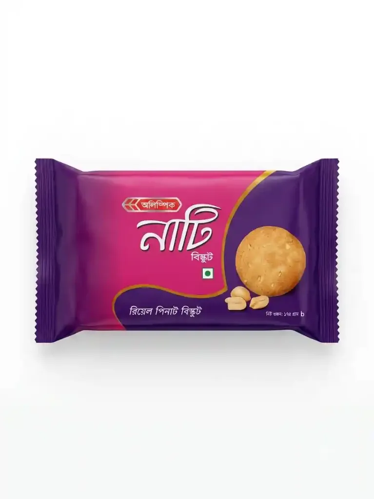 Olympic Nutty Biscuit – Real Peanut 175 gm