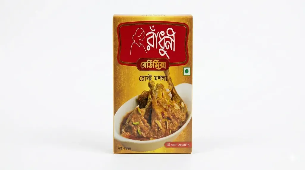 রাধুনী রেডিমিক্স রোস্ট মসলা, নিট ওজন ৩৫ গ্রাম