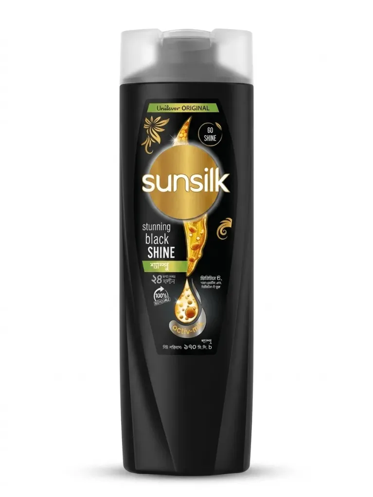 Sunsilk Shampoo Stunning Black Shine  – 170ml