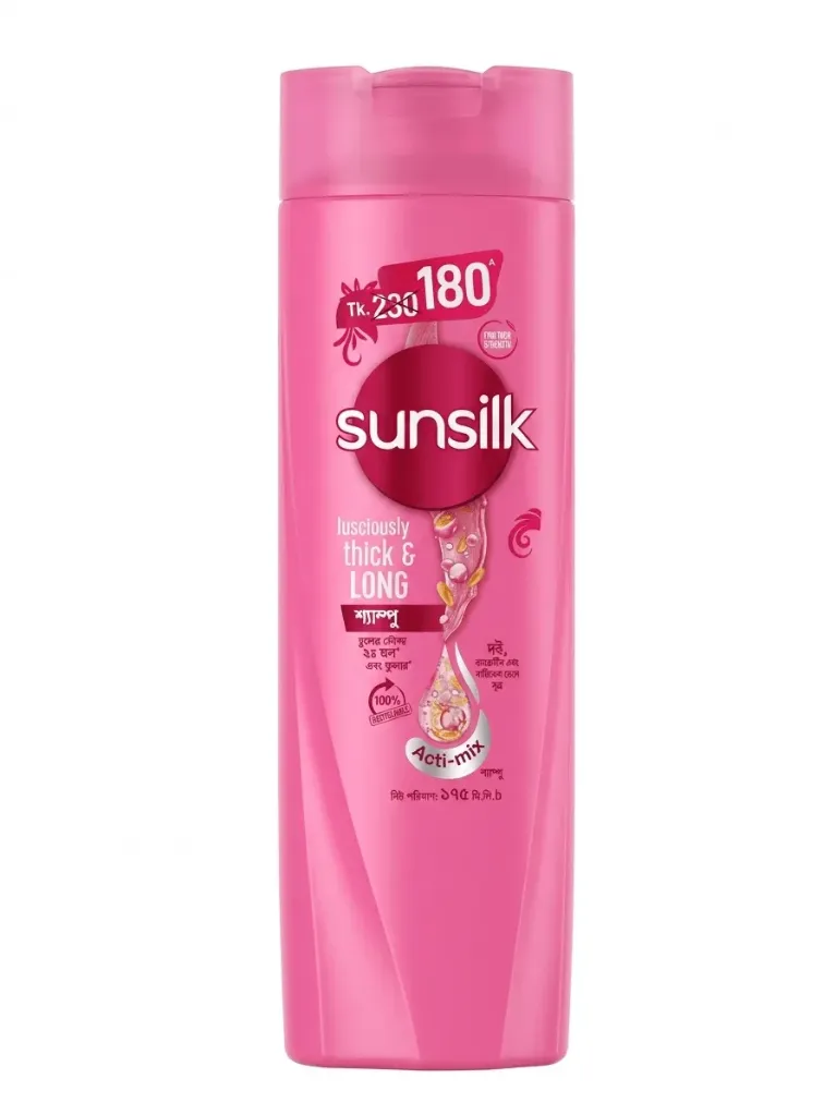 Sunsilk Shampoo Lusciously Thick & Long  – 170ml