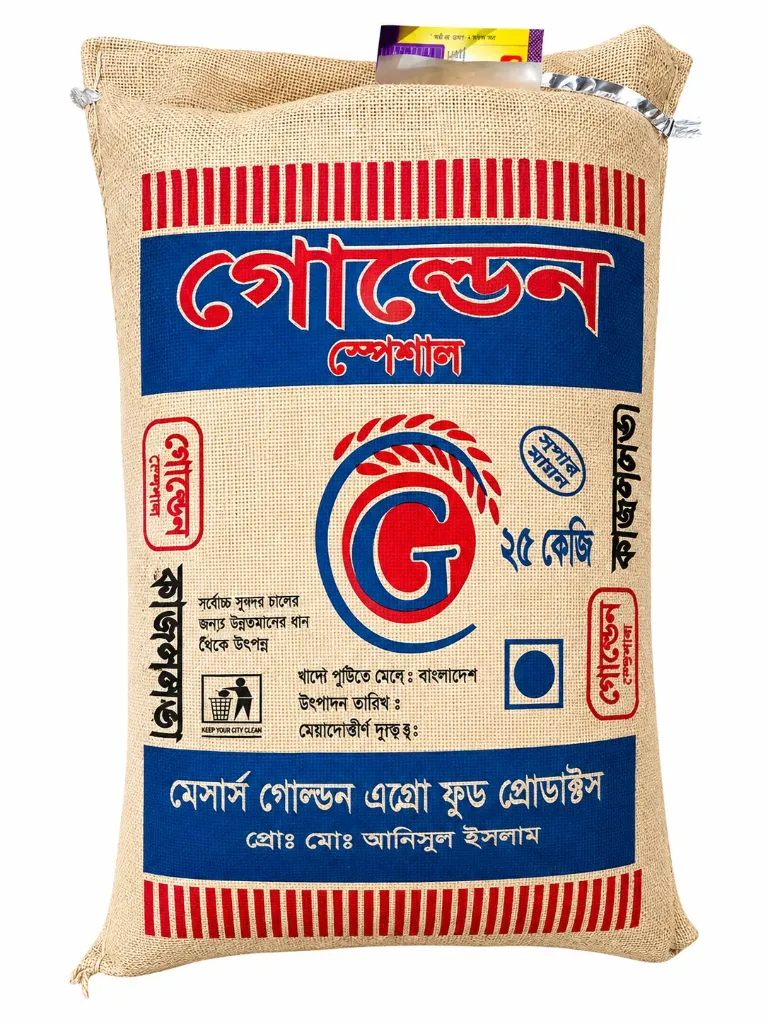 Golden Special Kajol Lata Rice – 25kg (Premium Quality)